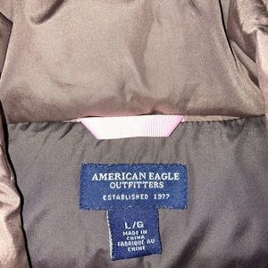 American Eagle Brown Fall/Winter Vest Size Lg